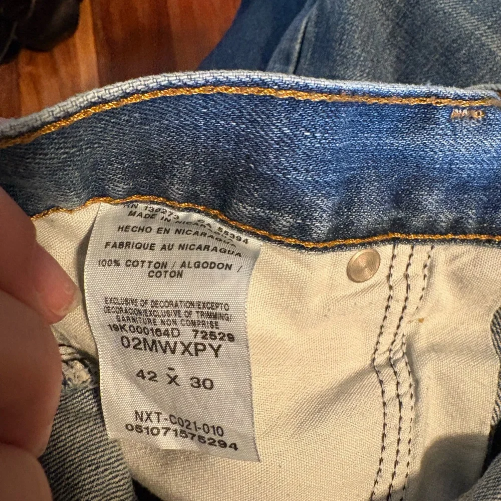 Wrangler 20X Men’s Jeans Size 42x30‎ Straight Leg Blue Denim (0382)